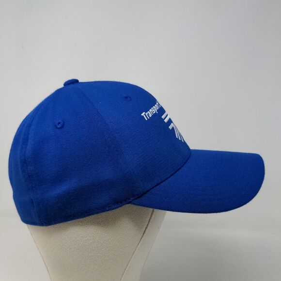 American Needle Men's Fitted Hat Blue Size L/XL Embroidered Transport Service Co - Picture 4 of 7